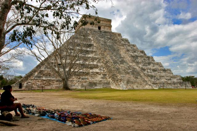 "Calendar Pyramid" — El Castillo temple, the Pyramid of Kukulkan in Chichen Itzá, Yucatan, Mexico